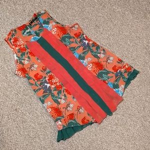 A&M flower printed tunic size L